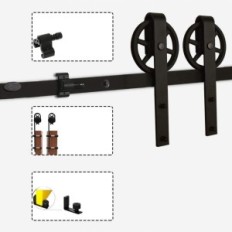 Conjunto acessório para portas de correr ccjh 201cm 6,4ft