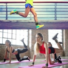 Número ajustable de cubos Sportneer 1 pareja, verde