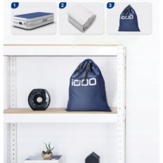 Colchón inflable IDOO I-C-013 por 1, autosuficiencia, 188x99x46cm, hasta 250kg