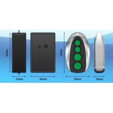 External receiver and remote control ERM12 3 remote control