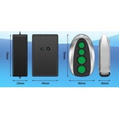 Ricevitore esterno e controllo remoto ERM12 3 Telecomando