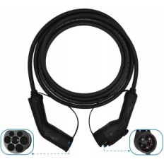 Hievcar electric vehicle charging cable 7.4 kW 5 m Type 2 - type 1