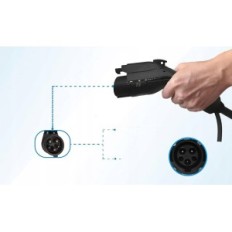 Hievcar-Elektrofahrzeug-Ladekabel 7.4 kW 5 m Typ 2 - Typ 1