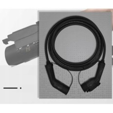 Hievcar elektrisk kjøretøy lading kabel 7.4 kW 5 m type 2 - type 1