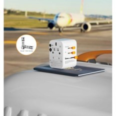 Tessan USB C 30W adapteris, 4xusb un 1xusb-C, universāls ceļā