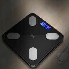 Retoo E032 Gulvvekt med vektanalyse 2xAA til 180 kg