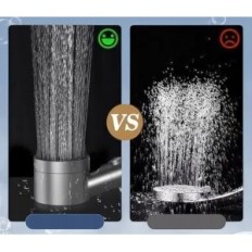 Tête de douche MEKO YM1Y avec filtration de 15 degrés, gris