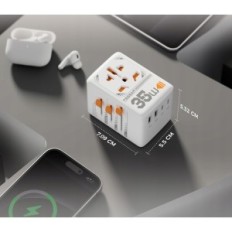 Adapter ładujący TESSAN 35 W z 3 USB C i 2 USB A