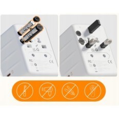 TESSAN 35 W adaptér s 3 USB C a 2 USB A