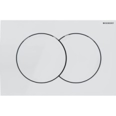 Loputage nuppu Geberit Delta01 White Button Double Loputamine Frame Frame Geberit