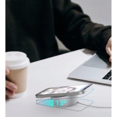 Stoschi Stand Stand op Magsafe voor iPhone, zilver