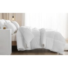 Edredón apsmile 220 x 240 cm, para 4 temporadas, 300 g / m2, blanco