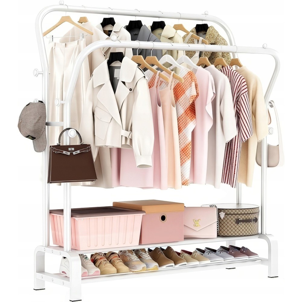 Kleiderbügel Smilovii 3in1 mit 2 Schuhen für Schuhe 110x146 cm