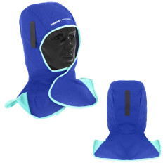 Zváračná kapucňa s nehorľavým bavlny Universal Blue Stamos SWH01