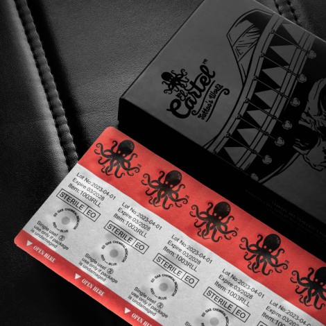 Tattoo Cartridge EL CARTEL V2 0.25 7RS 10 ks — detail štítku
