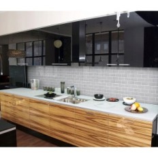 Self-adhesive YoIlight 30х30 wall tiles, gray, 10pcs.