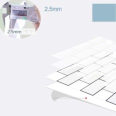 Telhas de parede auto-adesivas de YoLight para a cozinha e banheiro, branco, 10 pcs.
