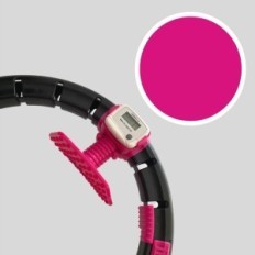 Hula Hoop med bold Hula Shaper 4 Størrelser, Sort og Pink, Unisex