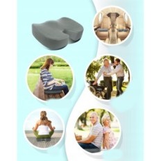 Orthopedic Seat Cushion Travel EASE TE-SCB02 45x36cm, Gray