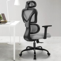 Ergonomic chairs Rotary office Kerdom KD-9070 gray