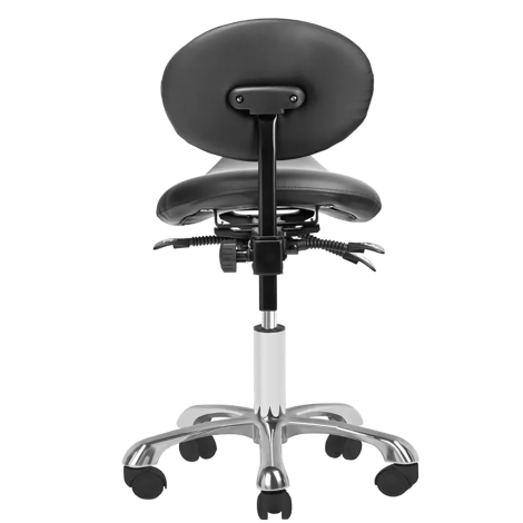 Tabouret cosmétique 1025 noir GIOVANNI — vue arrière