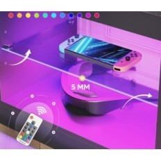 Televizijski stojalo Bestered 55+ Cali 22 RGB Načini Črni marmor