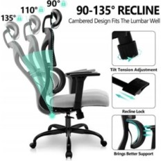 Stolička Ergonomická rotačná kancelária Kerdom KD-9070 čierna