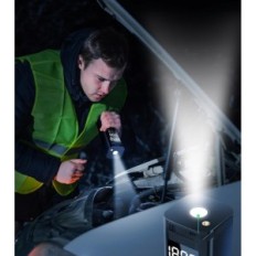 Elektrisk dekkpumpe Homat Venom 150 PSI 17800 mAh med LED-lys