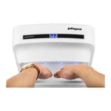 Wall pocket dryer for electric hand 1650W Physa Oria biela