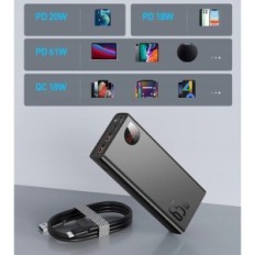 Power Bank Baseus 65W 20000mAh USB C with LED Display