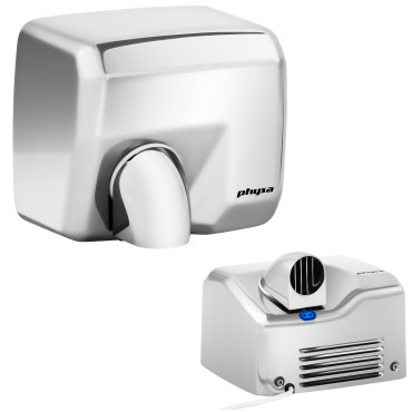 Automatisk handtorkare 2000W silver Physa Vellailver