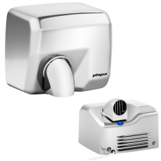 Secador de mão automático 2000w prata Physa Vela prata