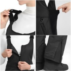 Kvinders Vinterbukser Ohuhu Y90-80201-09 Størrelse XL Thermoactive Black