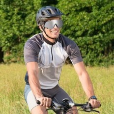 Jundingyun Sports Briller med 5 aftagelige linser, 100% UV