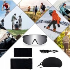 Gafas deportivas de Jundingyun con 5 lentes extraíbles, 100% UV