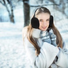 Winter warmers for ears WiirroiP YLP0033B, black, one size