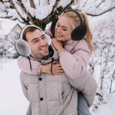 Zimné teplá pre uši Wiirroip YLP0033B, čierna, jedna veľkosť