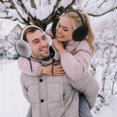 Zimné teplá pre uši Wiirroip YLP0033B, čierna, jedna veľkosť