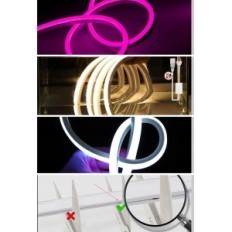 Neon LED Ksibnw RGB, 15 m, võrgu toiteallikaga, 230 V