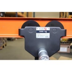 Roller Roller Eller PT 1 t / 1000 kg - Izmantotie atloku platums 64-203 mm