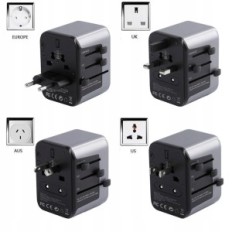 Tessan adapter adapter World adapter utičnica 633f crna