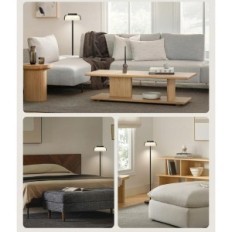 Floor lamp Henzin FL05 for living room and bedroom, RGB, black 550 LM