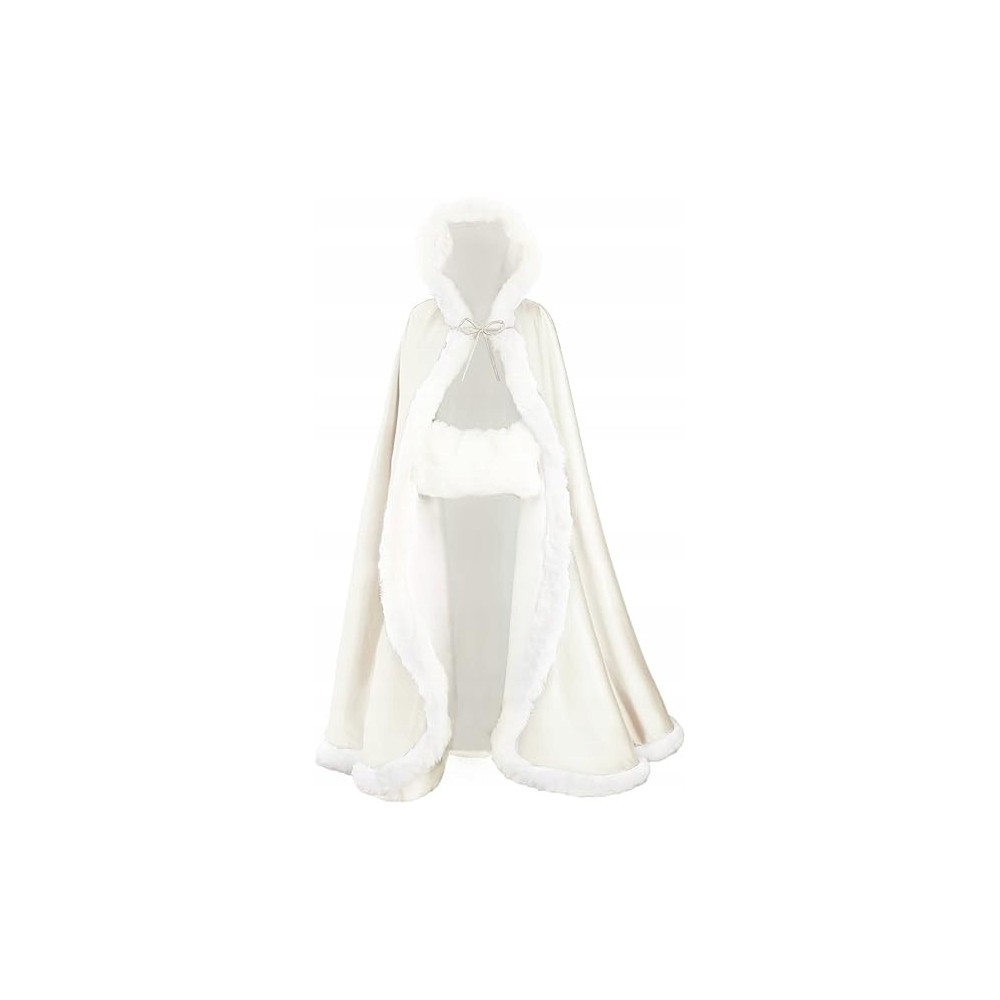 Ženski beateliates Cape s Hoodie Winter Ponho s Etoli za vjenčanje