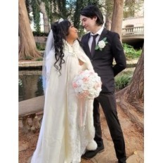 Cabo Beauteliculado das mulheres com hoodie poncho de inverno com Etoli para casamento