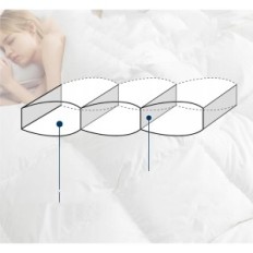 Downstool Bedsure 155x220 Inverno Edredor, Certificado Oeko-Tex, Branco