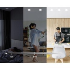 Ο προβολέας LED Alusso για ενσωματωμένο 230V 7W IP44 3000 K / 4000K / 6500 K 12 τεμάχια