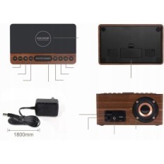 Digitálny rádiový alarm z Anjank Wireless Loading, 10 v USB porte