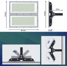 Tasinuo Outdoor 200W, IP67 LEDs with 180 ° rotation 2pcs
