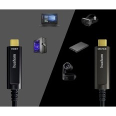 Kábel optických vlákien Huaham USB C pre USB C USB 3.1, 10 GB / S, až 50 stôp 10m