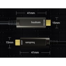 Fiber optic cable HUAHAM USB C to USB C USB 3.1, 10 GB / s, up to 50 feet 15m